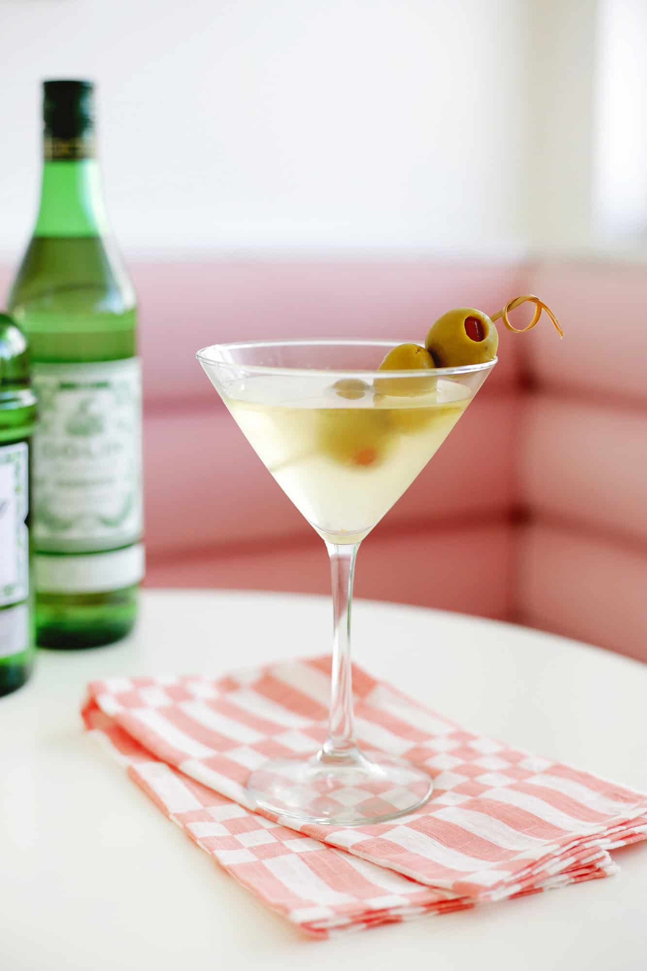 dirty martini with olives