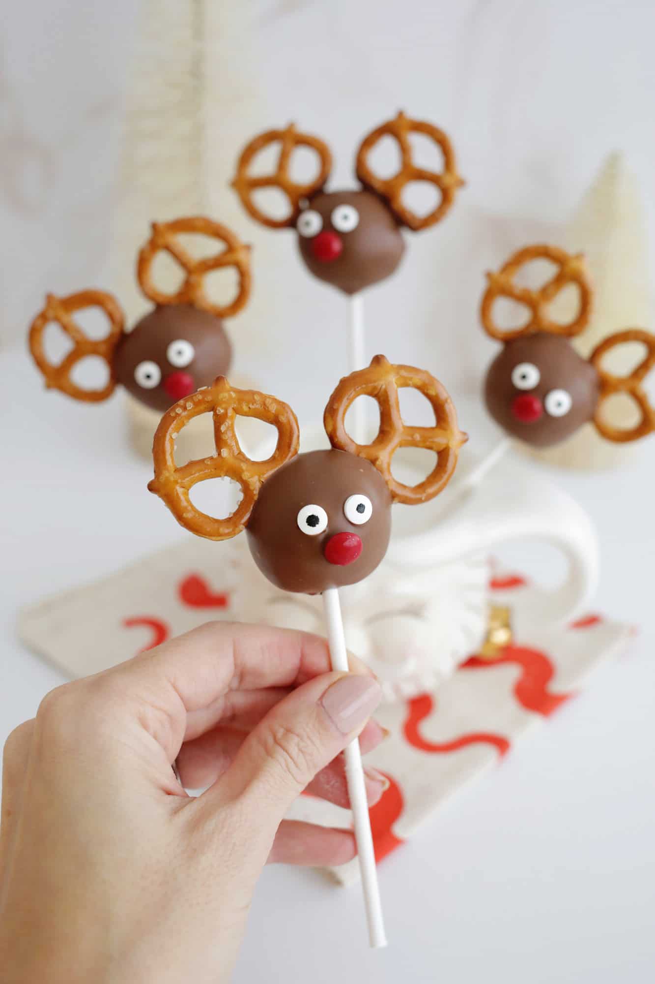 Reindeer cake pops
