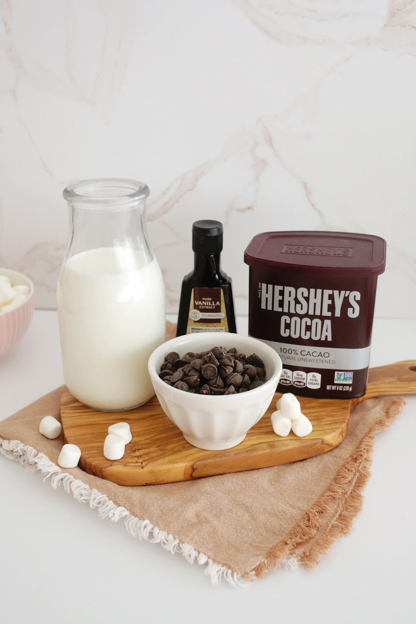 homemade hot chocolate ingredients