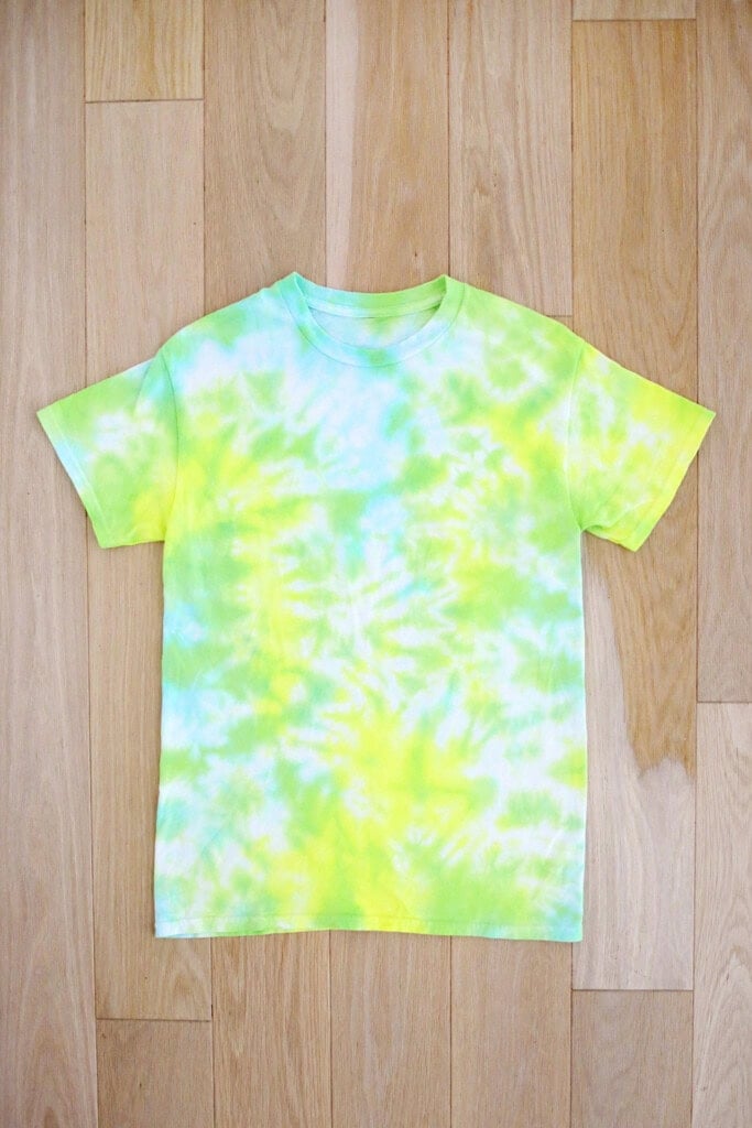 tie dye scrunch pattern
